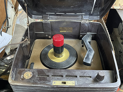 antique vinyl record players